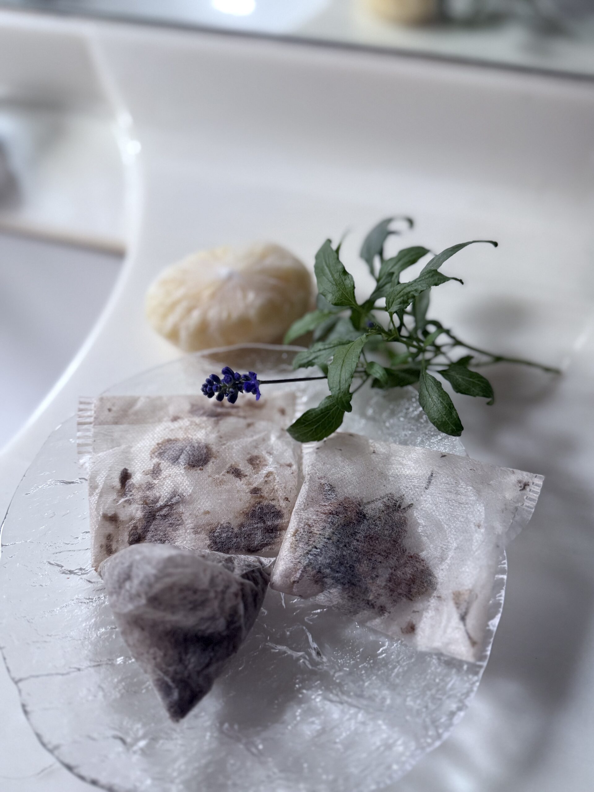 ハーブティーでがらしバスタイム